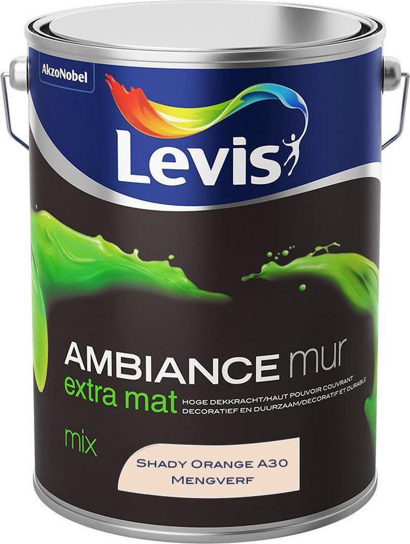 Levis Ambiance Muurverf - Extra Mat - Shady Orange A40 - 5L