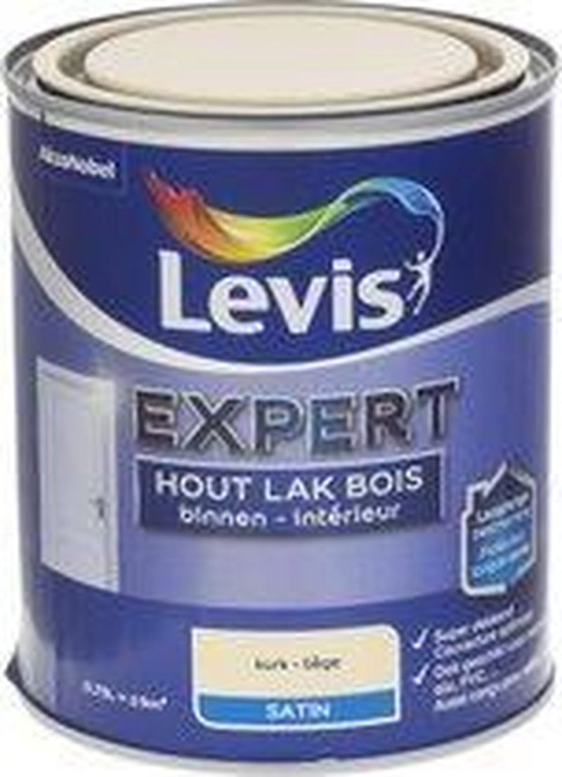 Levis Expert Lak Binnen - Satin - Kurk - 0.75L