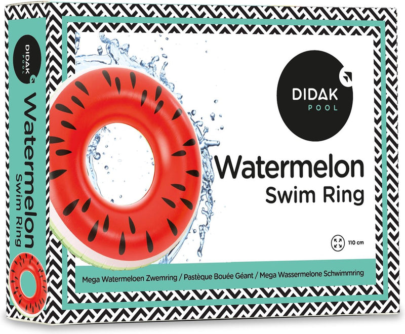 Didak Pool Opblaasbare Watermeloen Zwemband 110 Cm - Opblaasfiguur