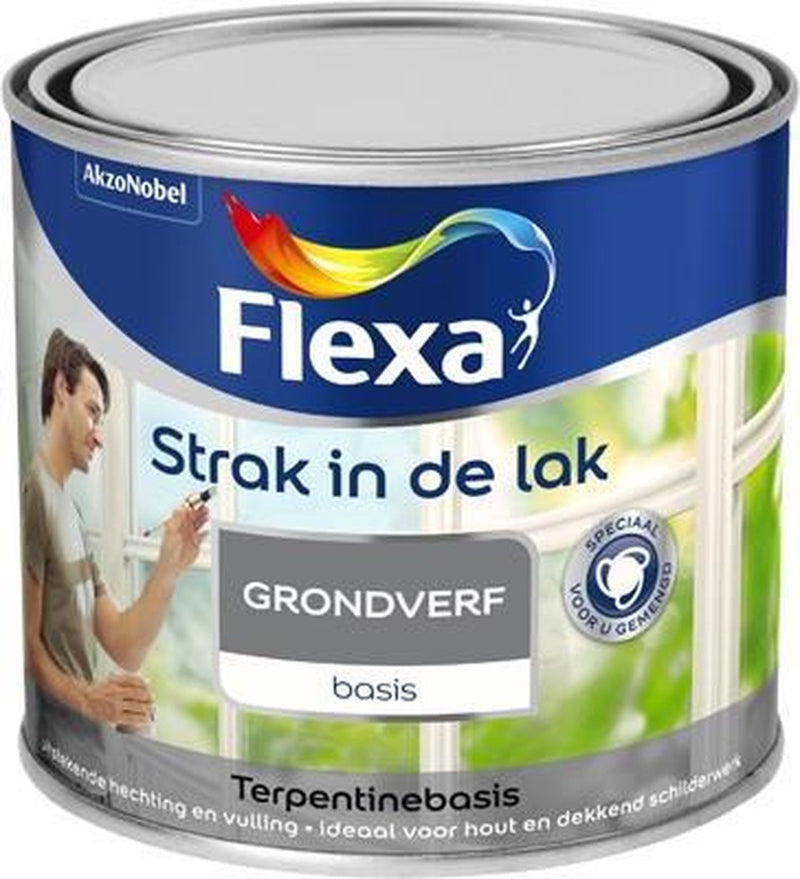 Flexa Strak In De Lak Alkyd Grondverf 500 ml wit