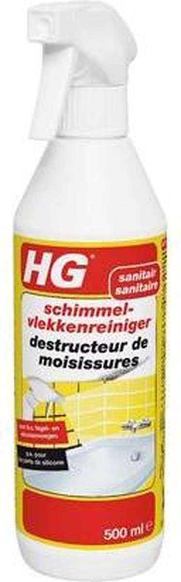 HG Schimmelreiniger 4 x 500 ml - gratis spons