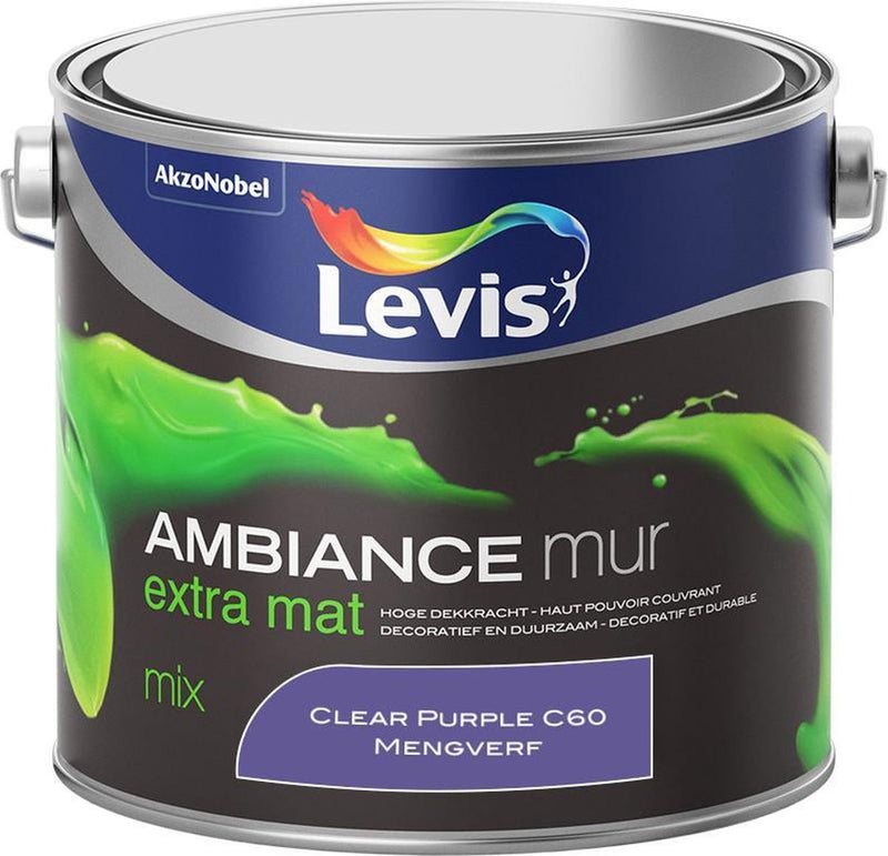 Levis Ambiance Muurverf - Extra Mat - Clear Red C60 - 2,5 L