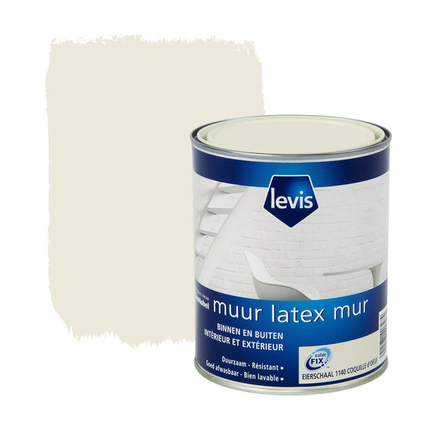 Levis Muur Latex mat eierschaal 1 L