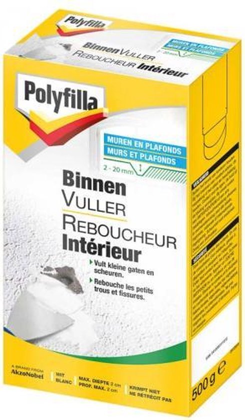 Polyfilla BINNENVULLER POEDER 500 G