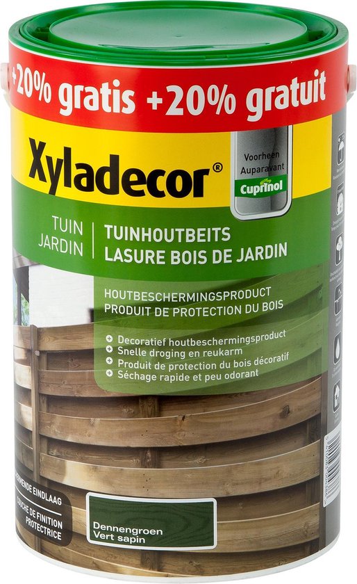 Xyladecor TUINHOUTBEITS DENNENGRO 5+1 L