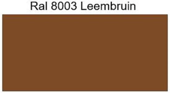 Levis Duol - Lak - Hoogwaardige solventgedragen - houtlak - 2 in 1 ( grondlaag en eindlaag) - RAL 8003 - Leembruin - 1 l