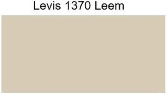Levis Duol - Lak - Hoogwaardige solventgedragen - houtlak - 2 in 1 ( grondlaag en eindlaag) - Levis 1370 - Leem - 2,50 l