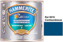 Hammerite Metaallak Lak- 2 in 1 ( primer en eindlaag) - metaal - RAL 8017 - Chocoladebruin - 1 l zijdeglans