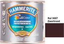 Hammerite Metaallak Lak- 2 in 1 ( primer en eindlaag) - metaal - RAL 8017 - Chocoladebruin - 1 l zijdeglans