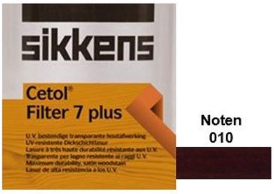 Sikkens Filter 7 plus - Beits - Transparante houtbescherming - uitstekende duurzaamheid - Noten - 010 - 2,50 L