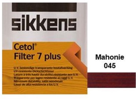 Sikkens Filter 7 plus - Beits - Transparante houtbescherming - uitstekende duurzaamheid - Palissander - 045 - 5 L