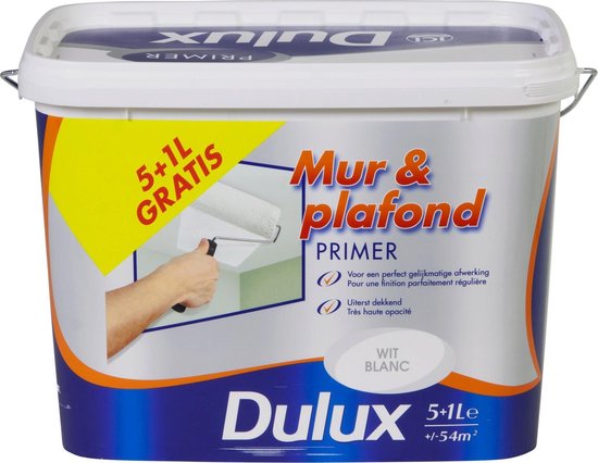 Dulux primer muur & plafond 6l wit