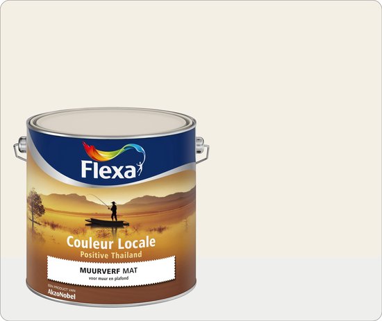 Flexa Couleur Locale Muurverf Mat Balanced Finland Mist 3005 2.5 L
