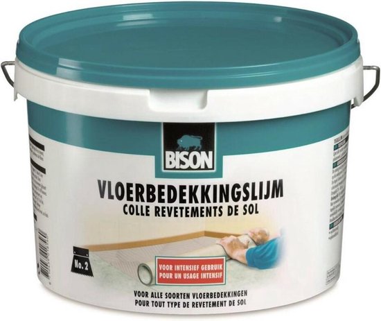 Bison Vloerbedekkingslijm - voor vinyl en tapijt 4KG