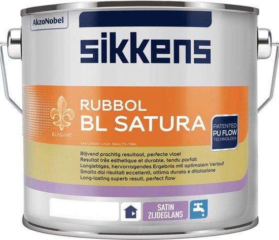 Sikkens Rubbol BL Satura - Satin lak - Wit - 0.5L