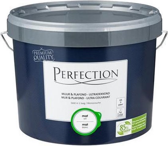 Perfection ultradekkend - muur & plafond WIT mat 2.5L