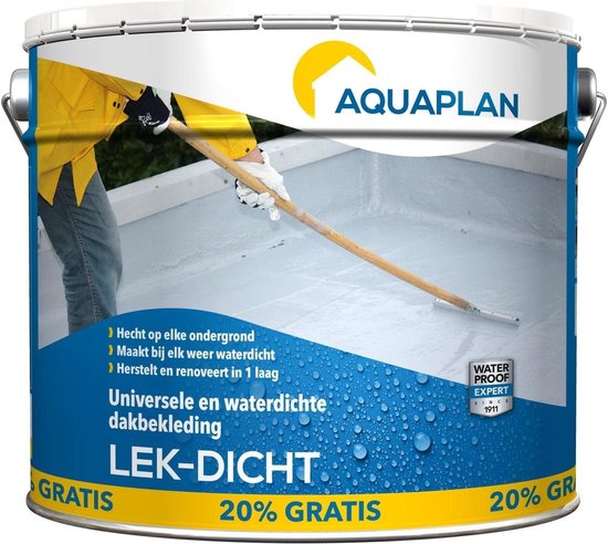 Aquaplan Lek-Dicht 12L | elastische renovatielaag