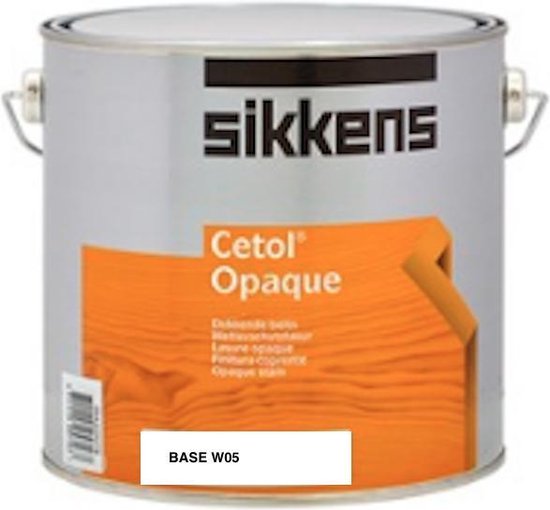 Sikkens Cetol BL Opaque Beits Wit 1L Watergedragen