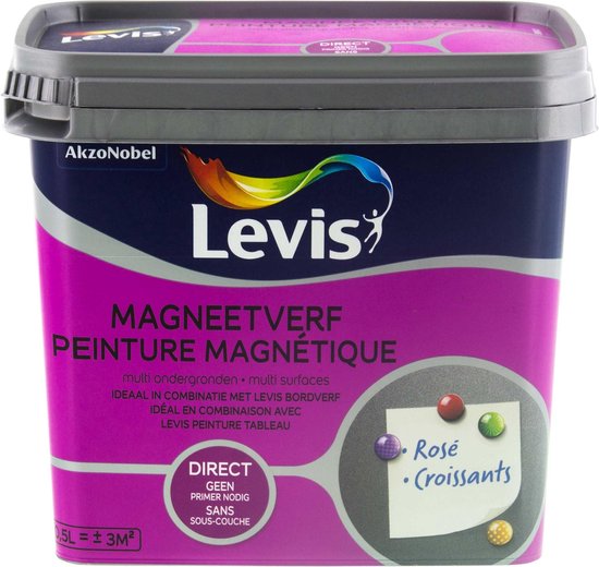 Levis Magneetverf - Mat - Grey - 0,5L