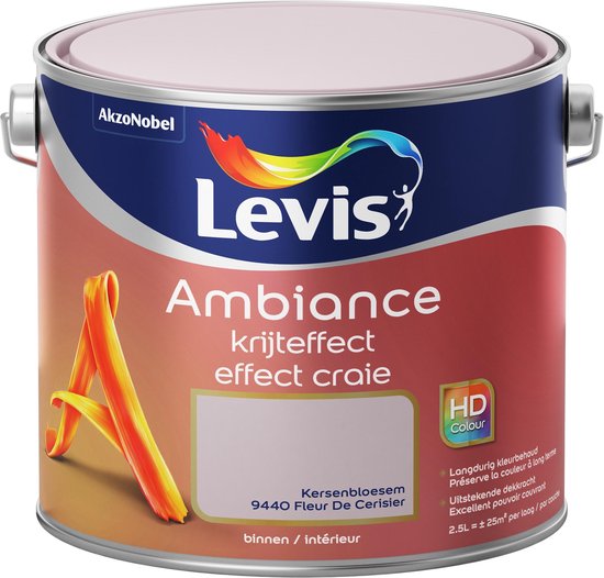 Levis Ambiance Muurverf - Krijteffect - Kersenbloesem - 2,5L