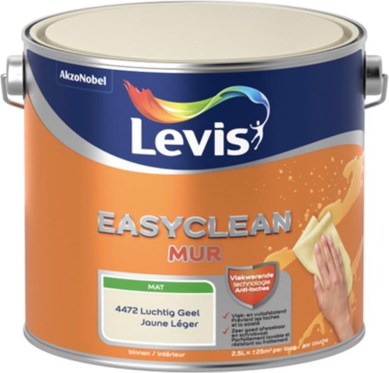 LEVIS EASYCLEAN MUR MAT LUCHTGEEL 2.5L