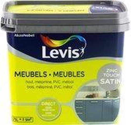 Levis Meubels Verf - Satin - Zinc Touch - 0.75L