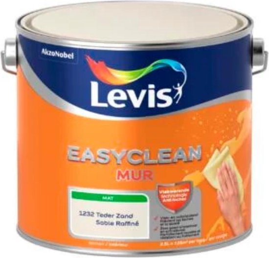 LEVIS EASYCLEAN MUR MAT TEDER ZAND 2.5L