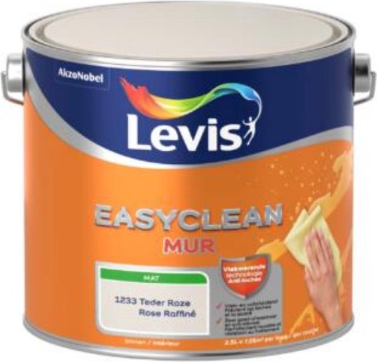 LEVIS EASYCLEAN MUR MAT TEDER ROZE 2.5L