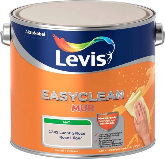 LEVIS EASYCLEAN MUR MAT LUCHTROZE 2.5L