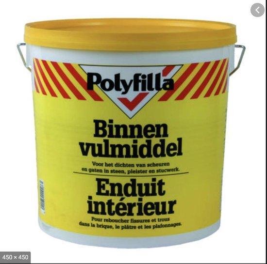 Polyfilla Binnenvulmiddel 10kg P110 Voor scheuren en gaten- Professioneel binnenvulmiddel