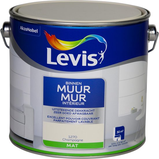 Levis Expert Keuken- & Badkamerverf - Wit - Mat - 2,5L