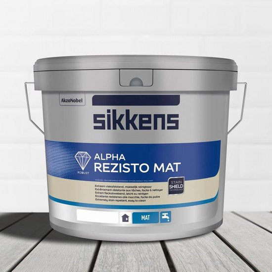 Sikkens Alpha Rezisto Easy Clean 5 liter - RAL 9010