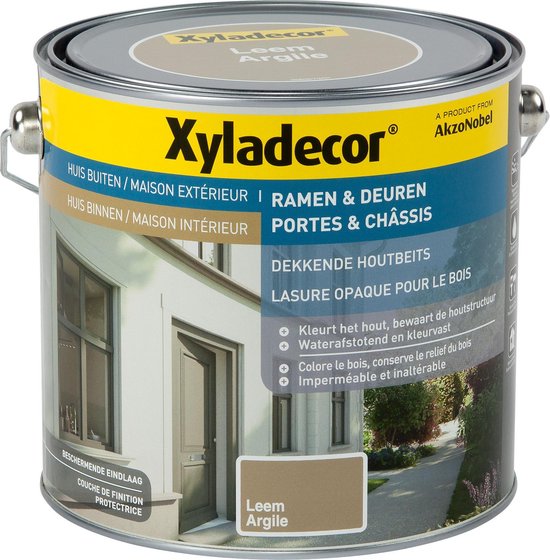 Xyladecor Ramen & Deuren Dekkende Houtbeits - Krijt - 0.75L