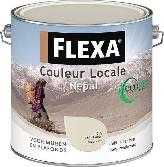Flexa Couleur Locale Muurverf Ecosure Nepal 2.5 L 5015 Puur Taupe