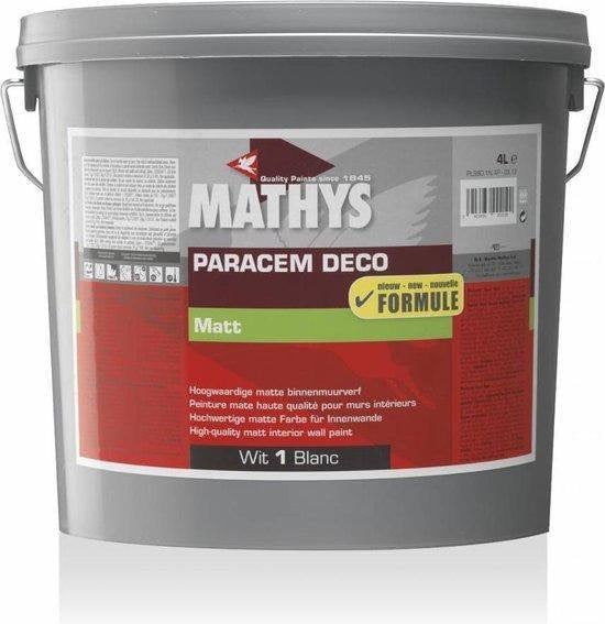 Mathys Paracem Deco Mat - bleekgroen - 10 Liter - 6021