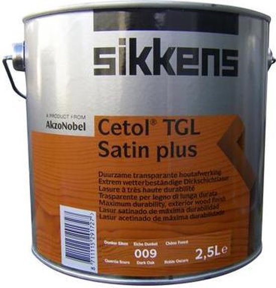 Sikkens Cetol TGL Satin plus | Donker Eiken 2.5L