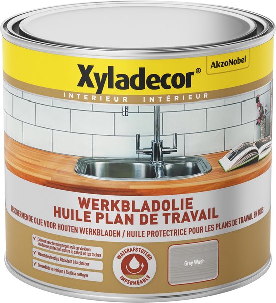 Xyladecor Werkbladolie - Grey Wash - 0.5L