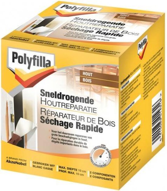 Polyfilla SNELDROGENDE HOUTREPARATIE 500 G