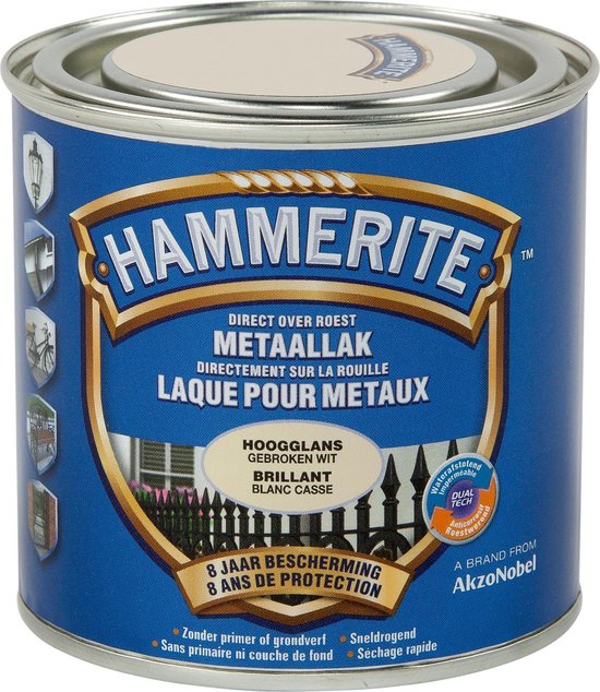 Hammerite Metaallak - Hoogglans - 0.25L