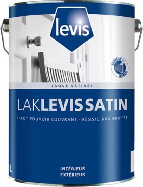 LEVIS LAK LEVIS SATIN - zijdeglanslakverf - Wit - 1L