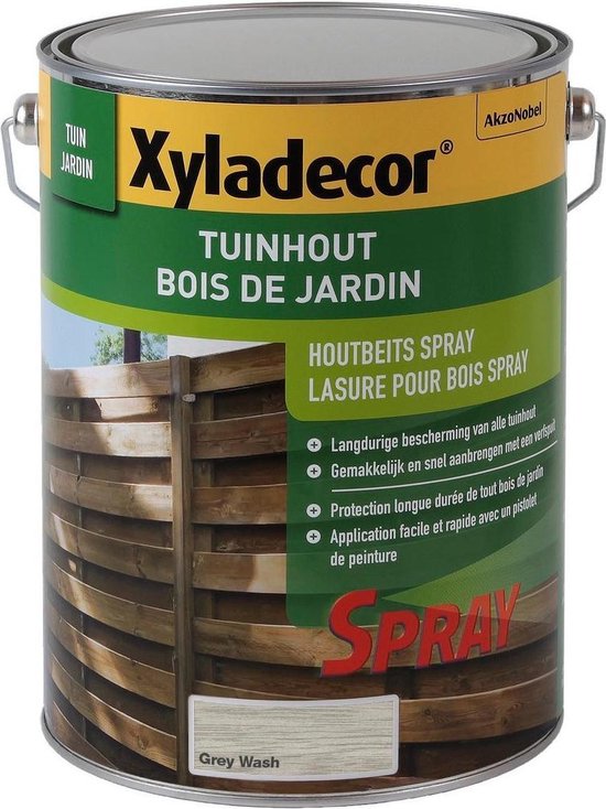 Xyladecor TUINHOUTBEITS SPRAY GREY WASH 5L