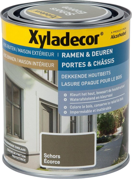 Xyladecor Ramen & Deuren Dekkende Houtbeits - Krijt - 0.75L