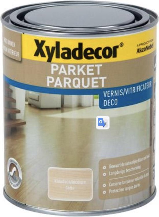 Xyladecor PARKET VERNI EP SAT KLEURL 750ML