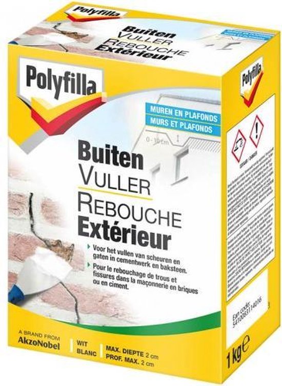 Polyfilla BUITENVULLER POEDER 1 KG