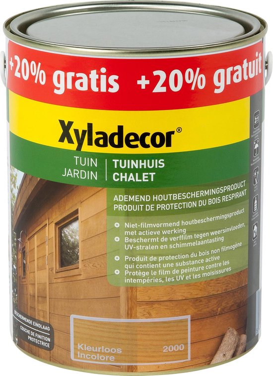 Xyladecor TUINHUIS KLEURLOOS 2,5+0,5 L