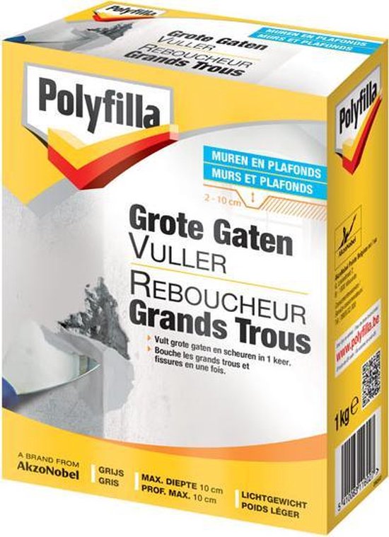 Polyfilla GROTE GATENVULLER 1KG