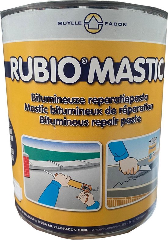 Rubio Mastic - Bitumineuze Reparatiepasta - 1kg