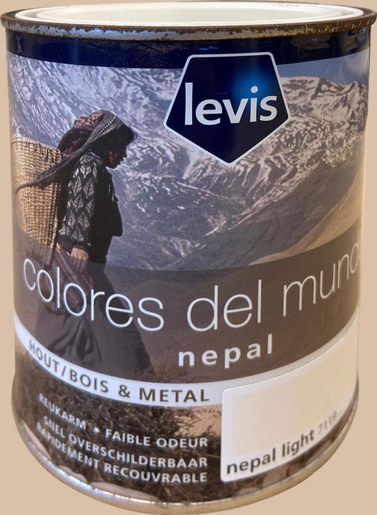 Levis Colores del Mundo Lak - Java light - Satin - 0,75 liter