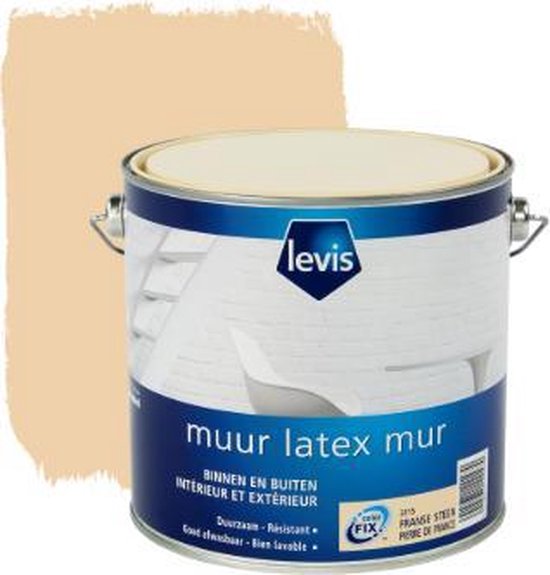 Levis Muur Latex mat franse steen 2,5 L