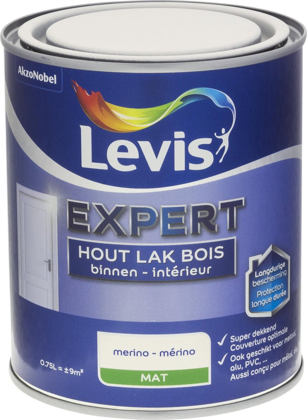 Levis Expert Lak Binnen - Mat - Merino - 0.75L